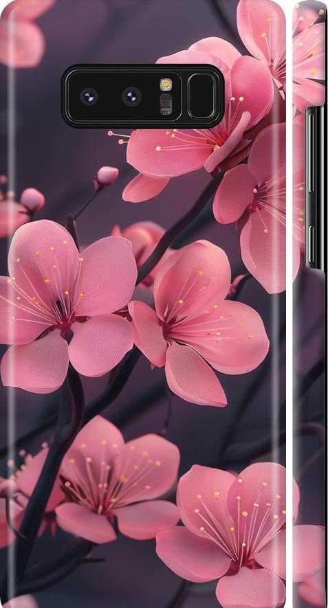 Чехол на Samsung Galaxy Note 8 Пурпурная сакура (6075m-1020-42517)