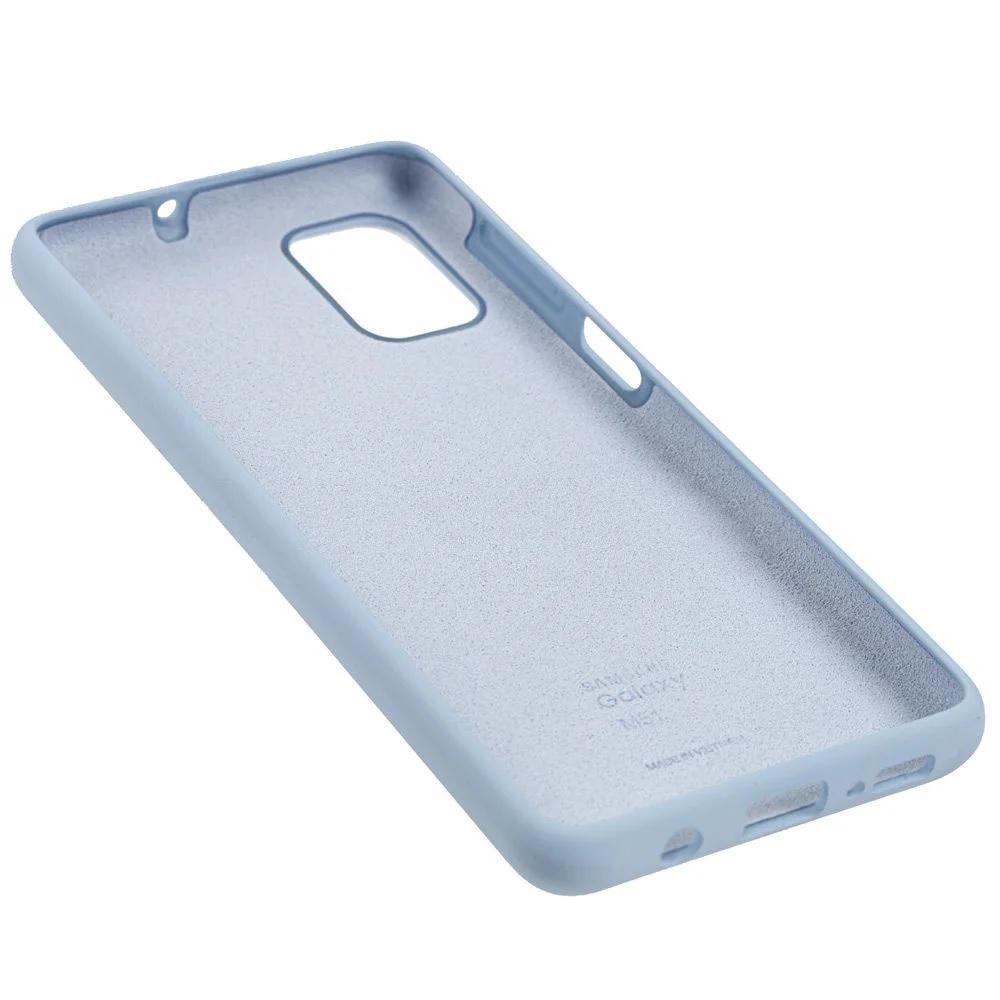 Силіконовий чохол бампер Epik для Samsung Galaxy M51 (2020) M515 Light Blue - фото 2