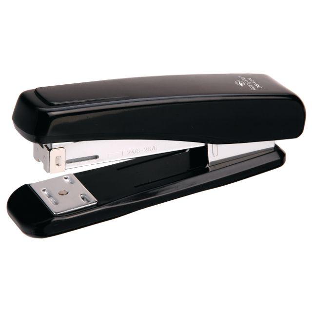 Степлер Kangaro скобы №24/6; 26/6 до 30 листов пластиковый Черный (DS-45N)
