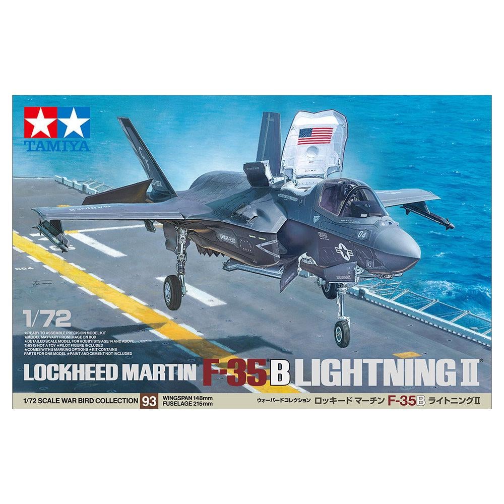 Збірна модель Tamiya літак 1:72 F-35B Lightning II (60793-000)