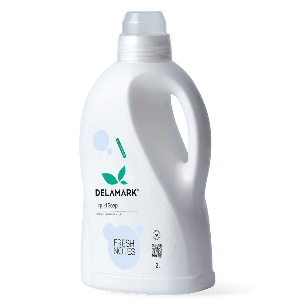 Рідке мило Delamark Свіжі нотки 2 л (4820152332721)