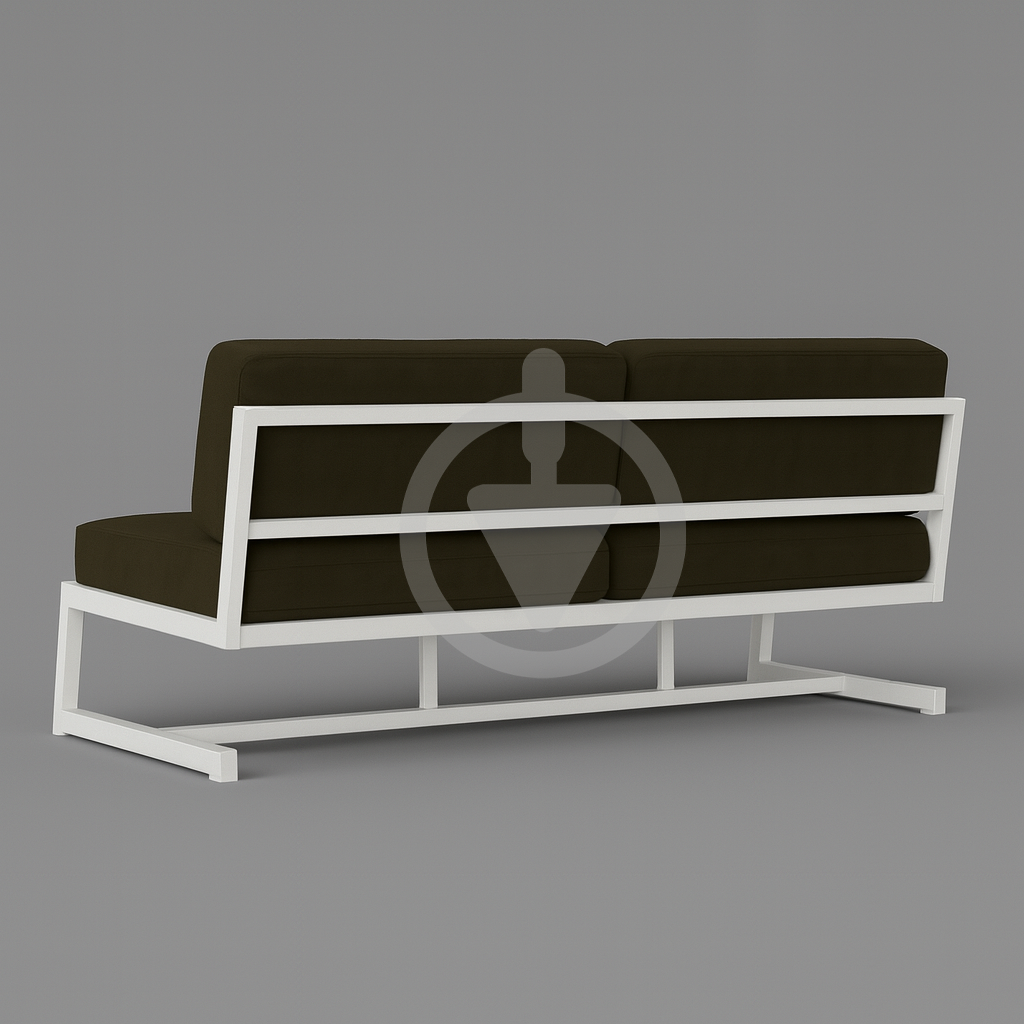 Диван металевий AVVS tech Атлас вуличний лофт рогожка 156 см Коричневий/Білий (30222948) - фото 3 Диван металевий AVVS tech Атлас вуличний лофт рогожка 156 см Коричневий/Білий (30222948) - фото 3