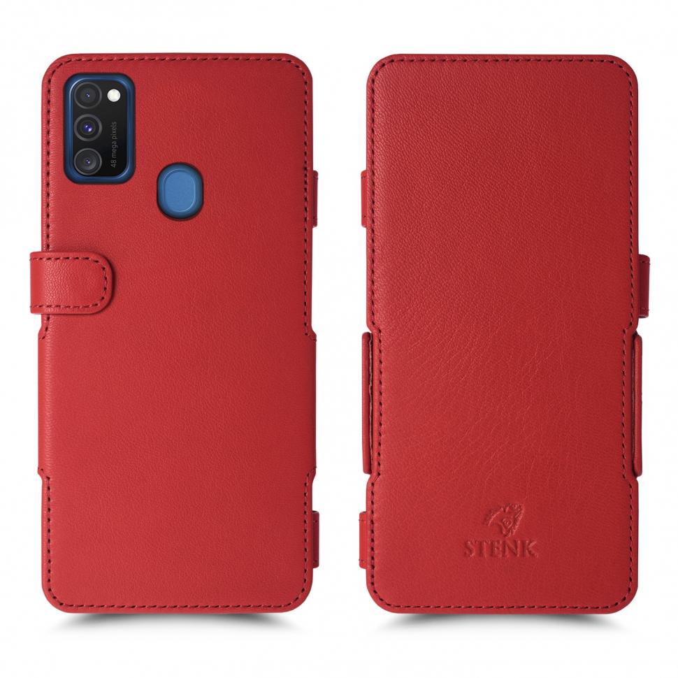 Чехол книжка Stenk Prime для Samsung Galaxy M30s Красный (64692)
