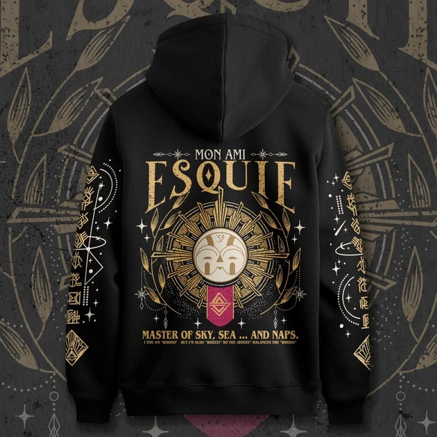 Худи для подростка мальчика с принтом Clair Obscur Expedition 33 Esquie 150 см (Anime11257)