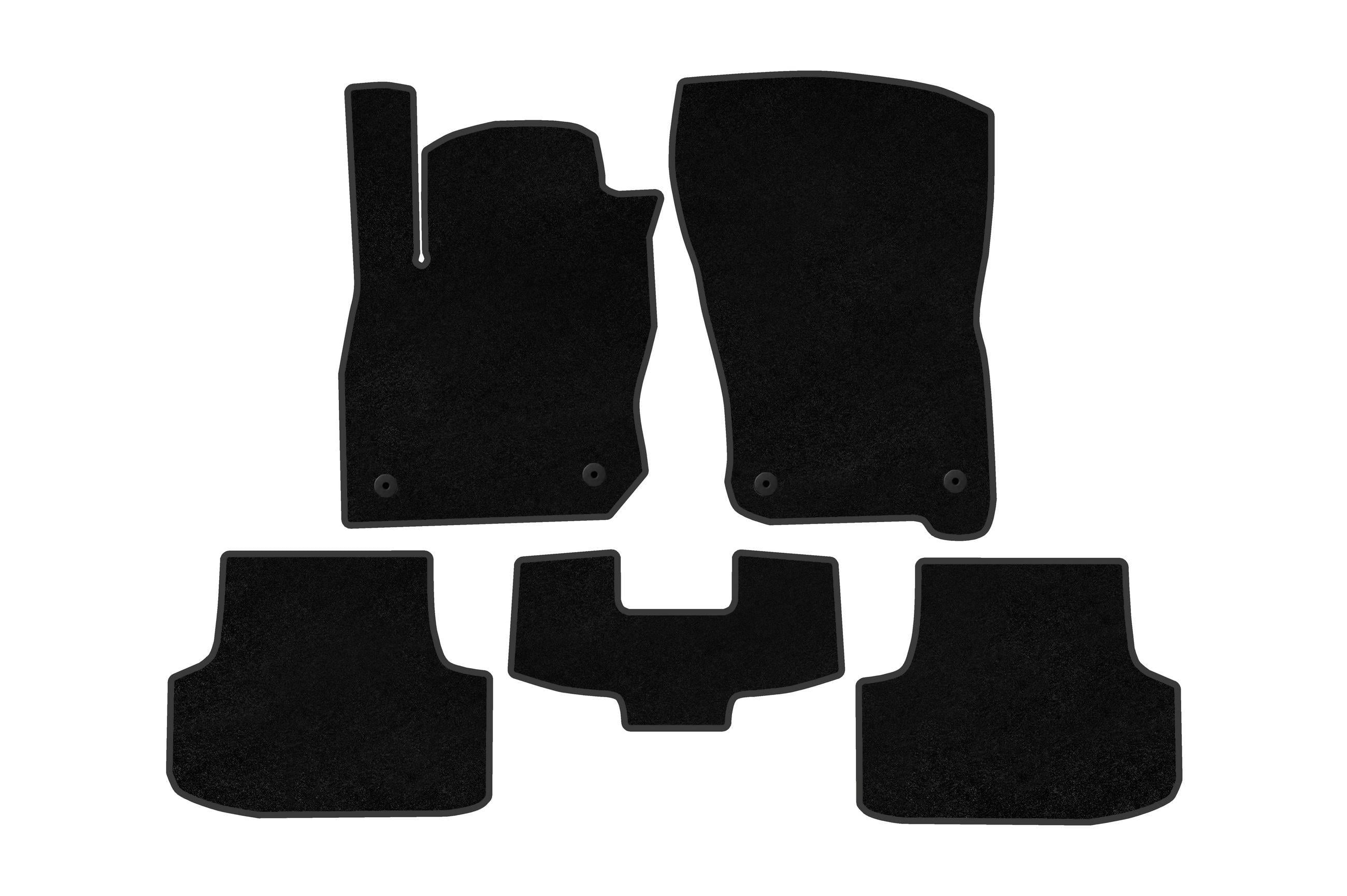 Коврики автомобильные Digital Designs Deluxe для Volkswagen Golf 8 2019- гг. ткань Черный (185151)