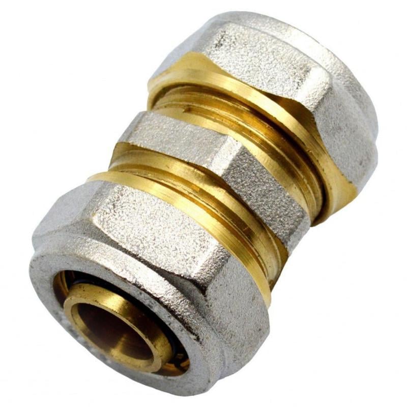 Згін американка прямий для металопластикових труб Valve J.G. АВ 16х16 мм