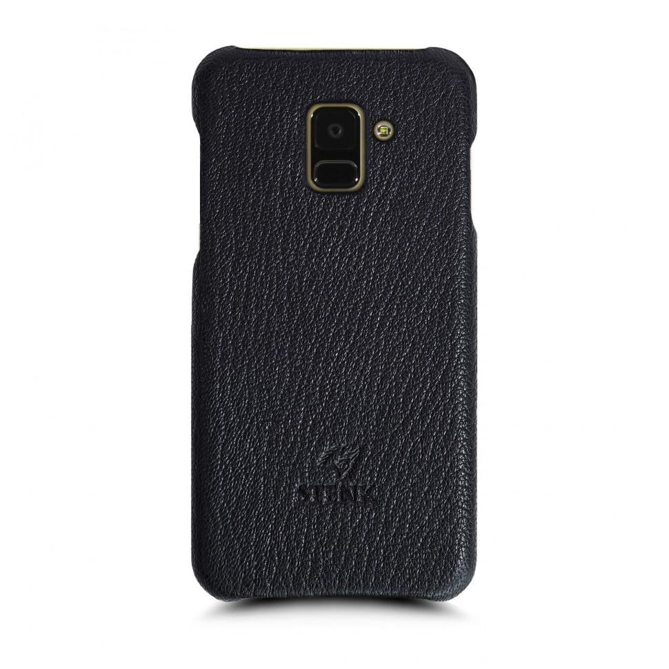 Кожаная накладка Stenk Cover для Samsung Galaxy A8 Plus (2018) Черный (69425) Кожаная накладка Stenk Cover для Samsung Galaxy A8 Plus (2018) Черный (69425)