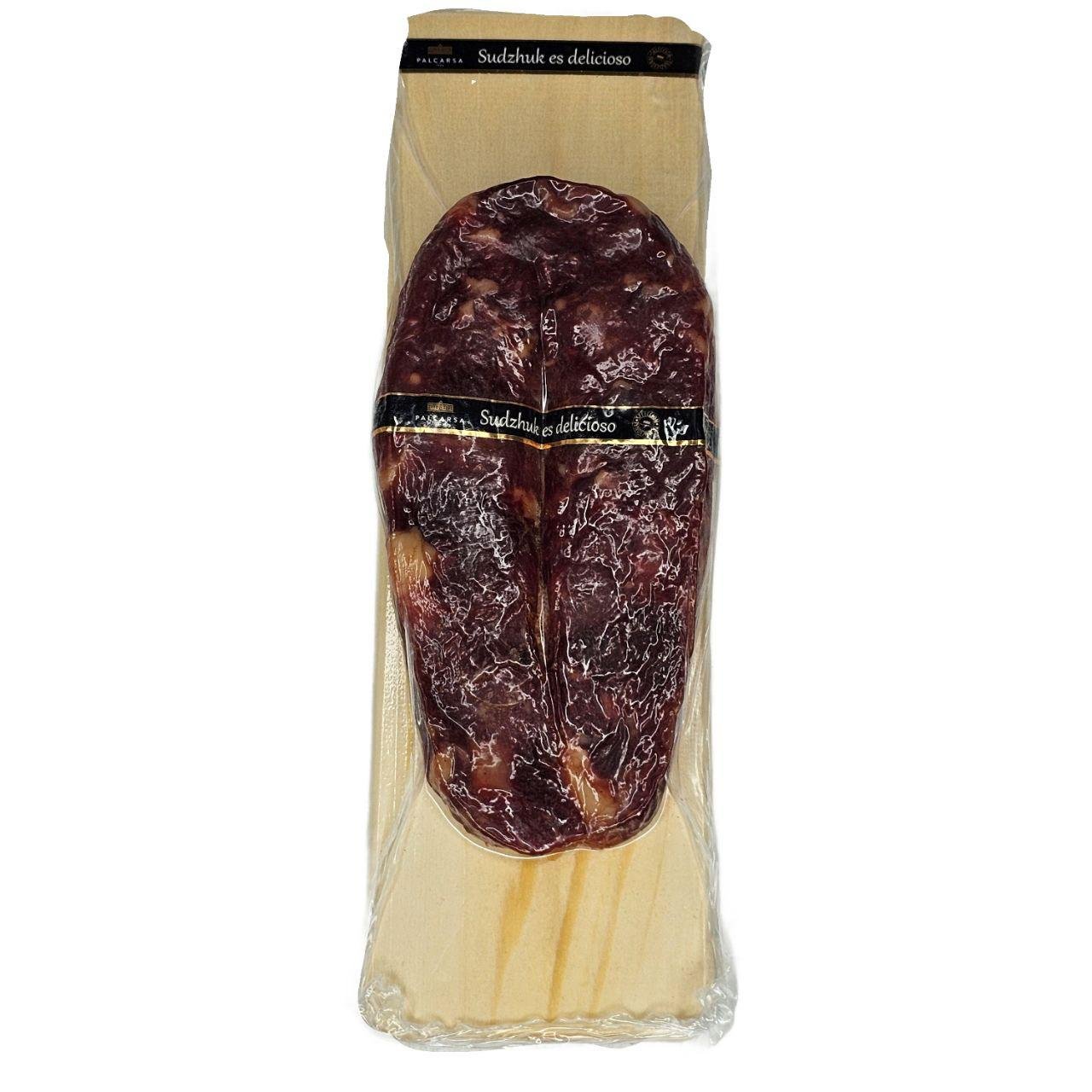 Колбаса Суджук на деревянной подставке 170 г (02698)