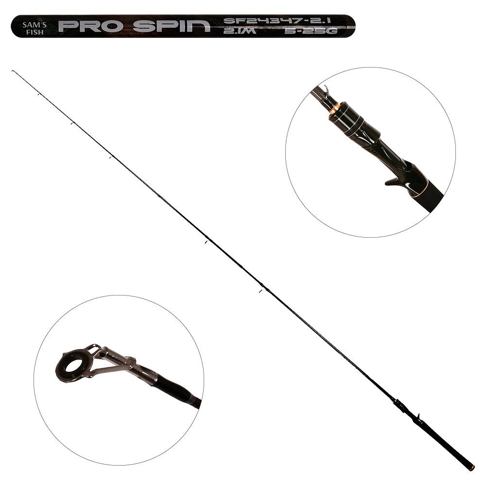 Спиннинг штекерный Pro spin SF24347-2.1 2,1м 5-25г 2к (SF24347) - фото 2 Спиннинг штекерный Pro spin SF24347-2.1 2,1м 5-25г 2к (SF24347) - фото 2