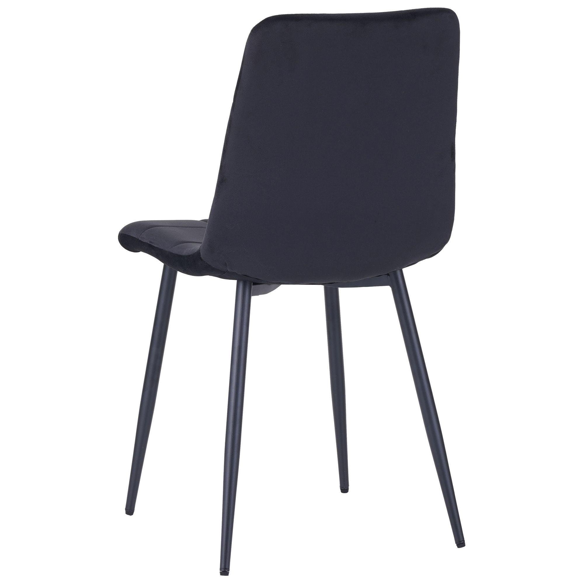 Стілець AMF Cherry-C Чорний/Вельвет Чорний (555383) - фото 2 Стілець AMF Cherry-C Чорний/Вельвет Чорний (555383) - фото 2