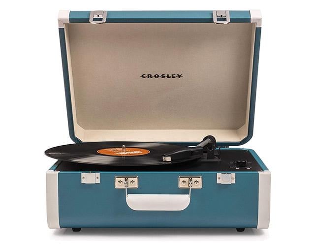 Проигрыватель виниловый Crosley Portfolio Turquoise