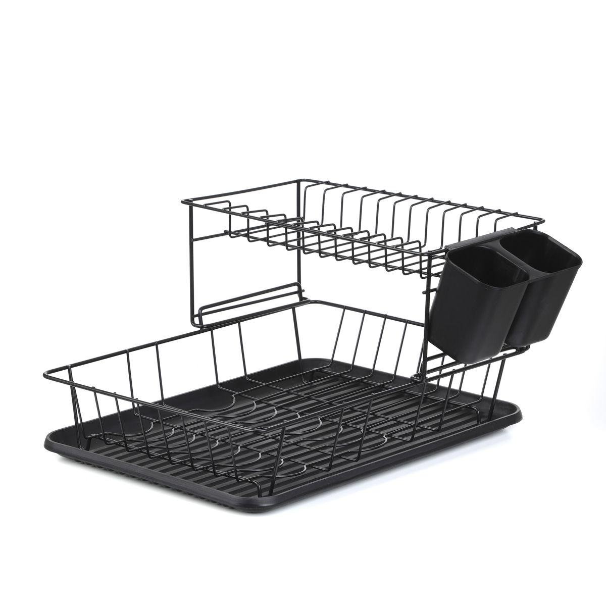 Сушилка для посуды Homla BRECA 43x31x23 см Черный (230325)