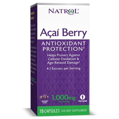 Натуральная добавка Natrol AcaiBerry 1000mg 75 вегакапс. (3552)