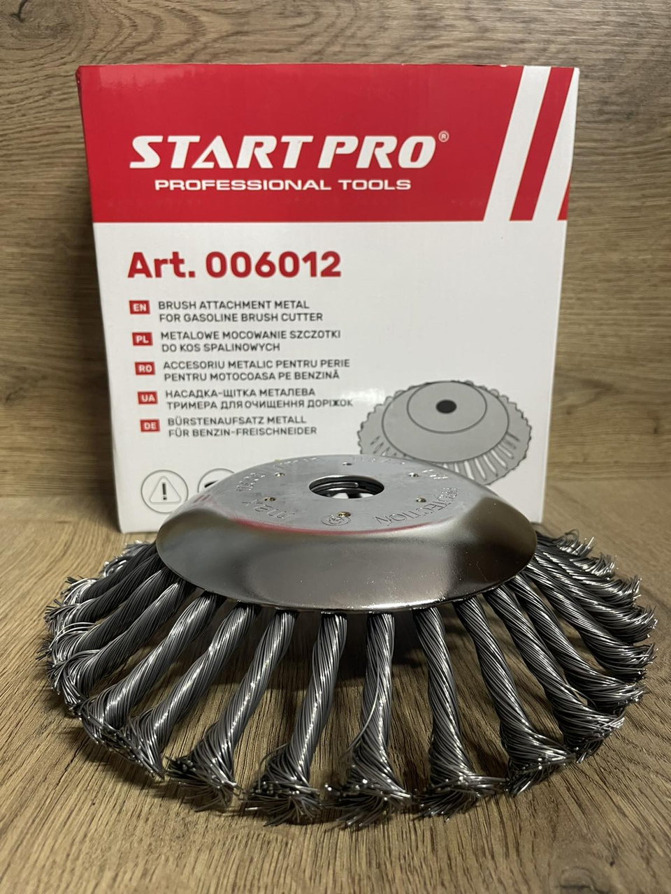 Проводная щетка для кос и триммеров Start Pro 006012 (2643B) - фото 2 Проводная щетка для кос и триммеров Start Pro 006012 (2643B) - фото 2