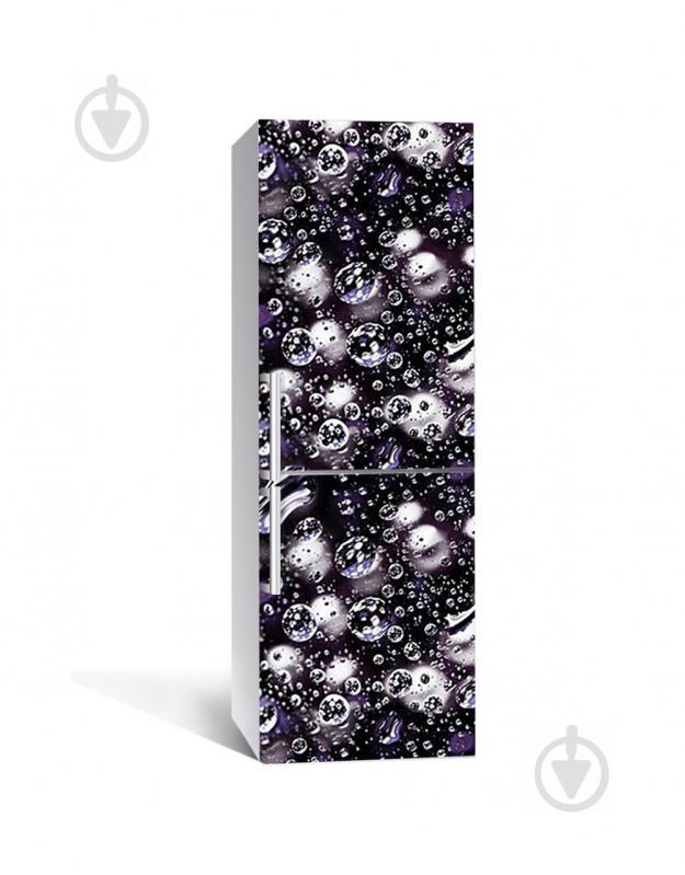 Наклейка на холодильник Zatarga "Бульбашки" 650х2000 мм вінілова 3Д наклейка декор на кухню самоклеюча Z181741re