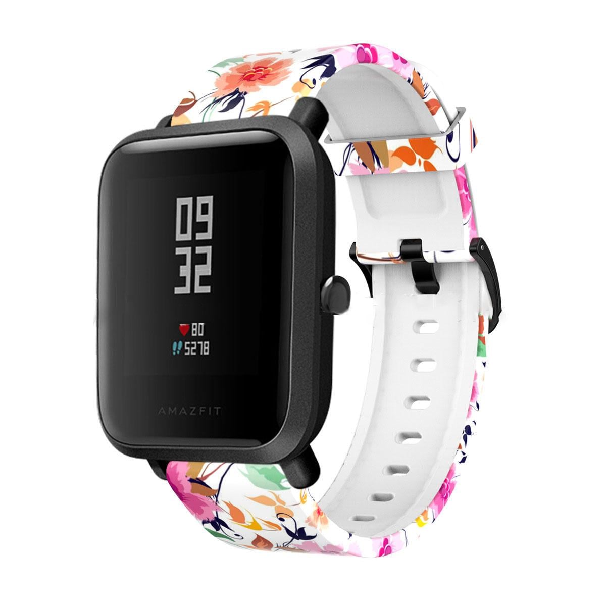 Ремешок для смарт-часов силиконовый с рисунком Ранняя осень для Amazfit Bip Lite S U 20 мм (2192P)