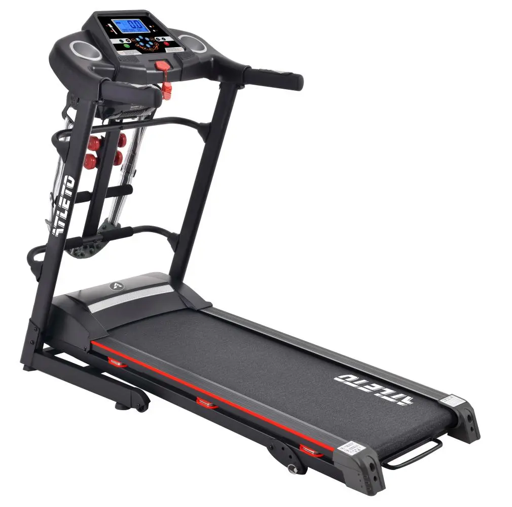 Бігова доріжка Atleto A2 електрична з масажером 115х42 см Чорний (132-76-50000002)