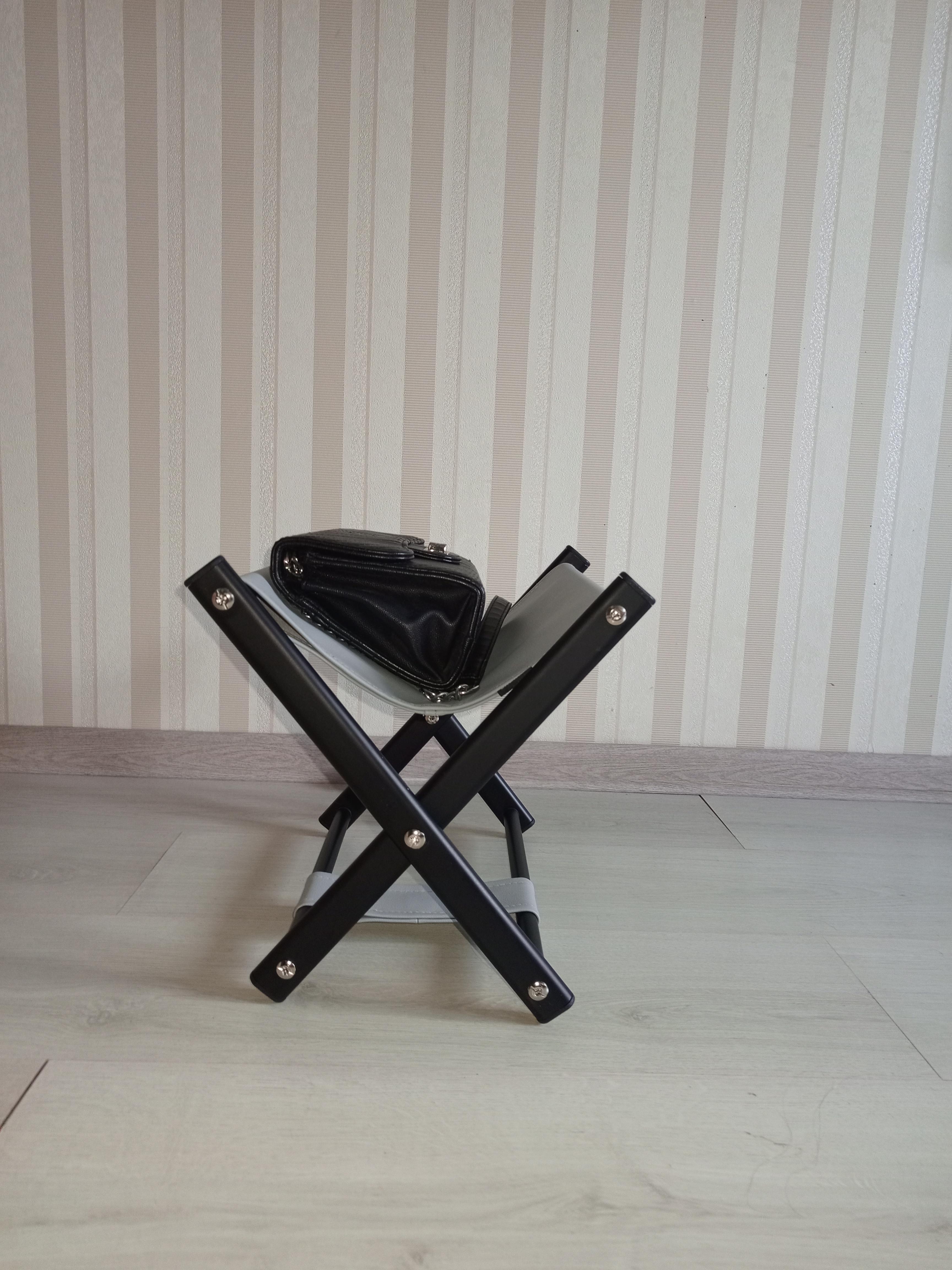 Підставка для сумки висота 31 см Сірий/Чорний - фото 5 Підставка для сумки висота 31 см Сірий/Чорний - фото 5