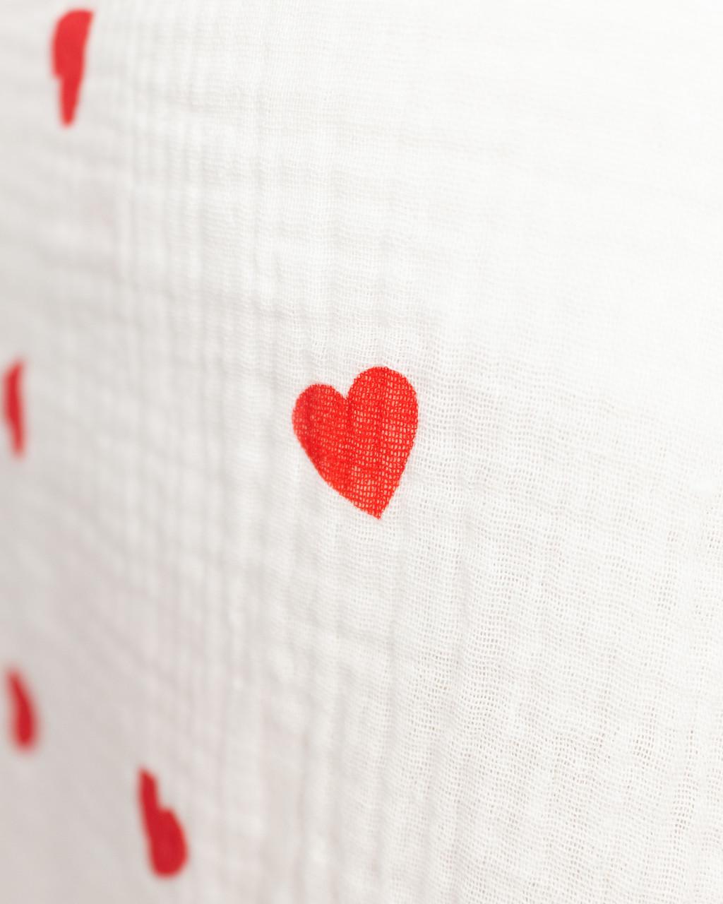 Пижама женская из муслина майка и шорты Красные сердца (2107373343) - фото 5 Пижама женская из муслина майка и шорты Красные сердца (2107373343) - фото 5