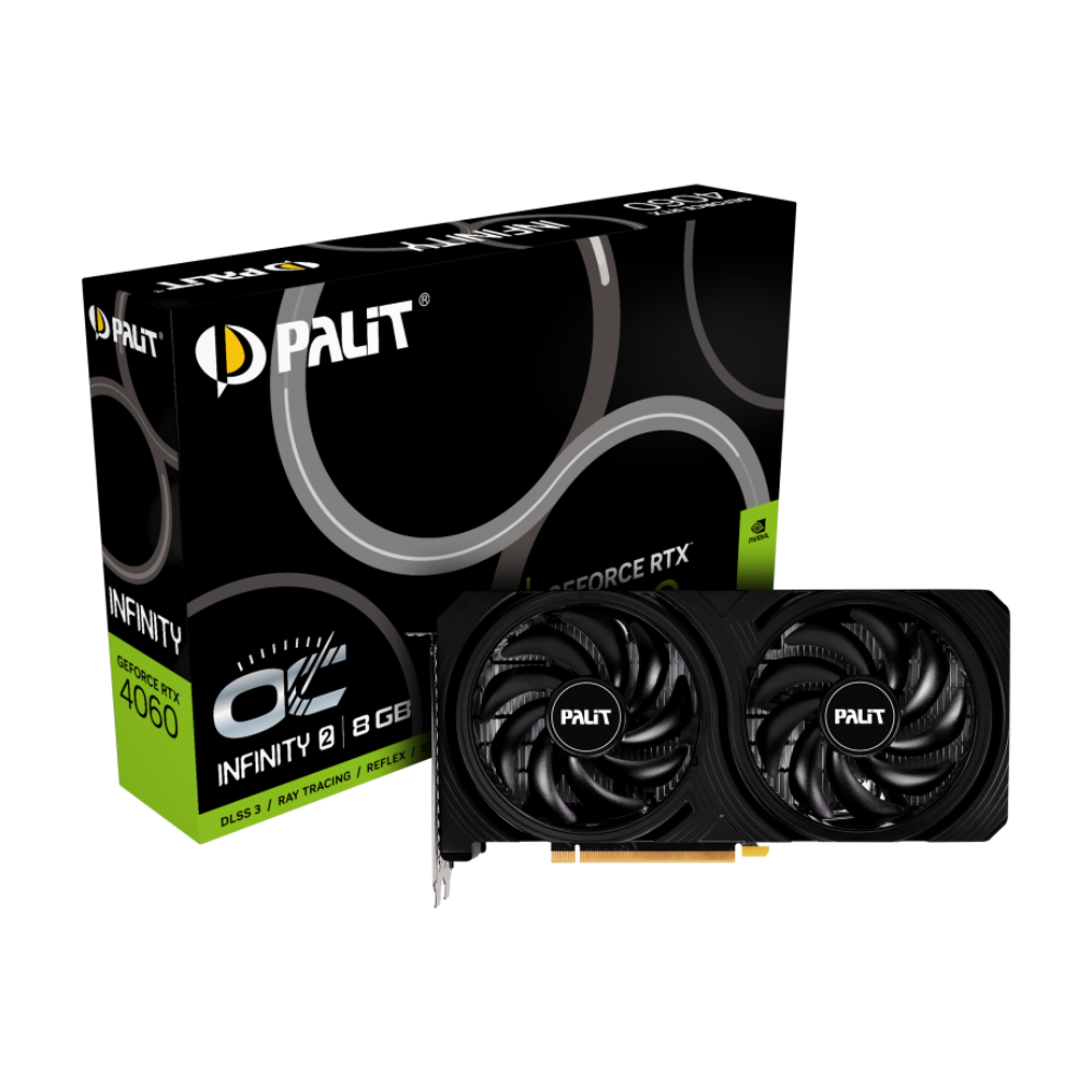 Видеокарта Palit XPERTVISION RTX4060 INFINITY 2 OC 8 Гб GDDR6 2460 МГц - фото 8