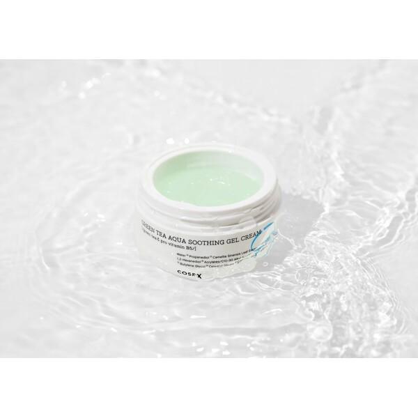 Крем Cosrx Hydrium Green Tea Aqua Soothing Gel Cream заспокоює подразнену шкіру 50 мл - фото 2