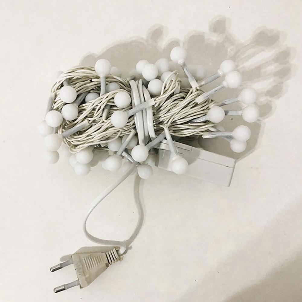 Гірлянда світлодіодна Кульки на ялинку 200 LED 10 мм 10 м білий провід Білий - фото 11 Гірлянда світлодіодна Кульки на ялинку 200 LED 10 мм 10 м білий провід Білий - фото 11