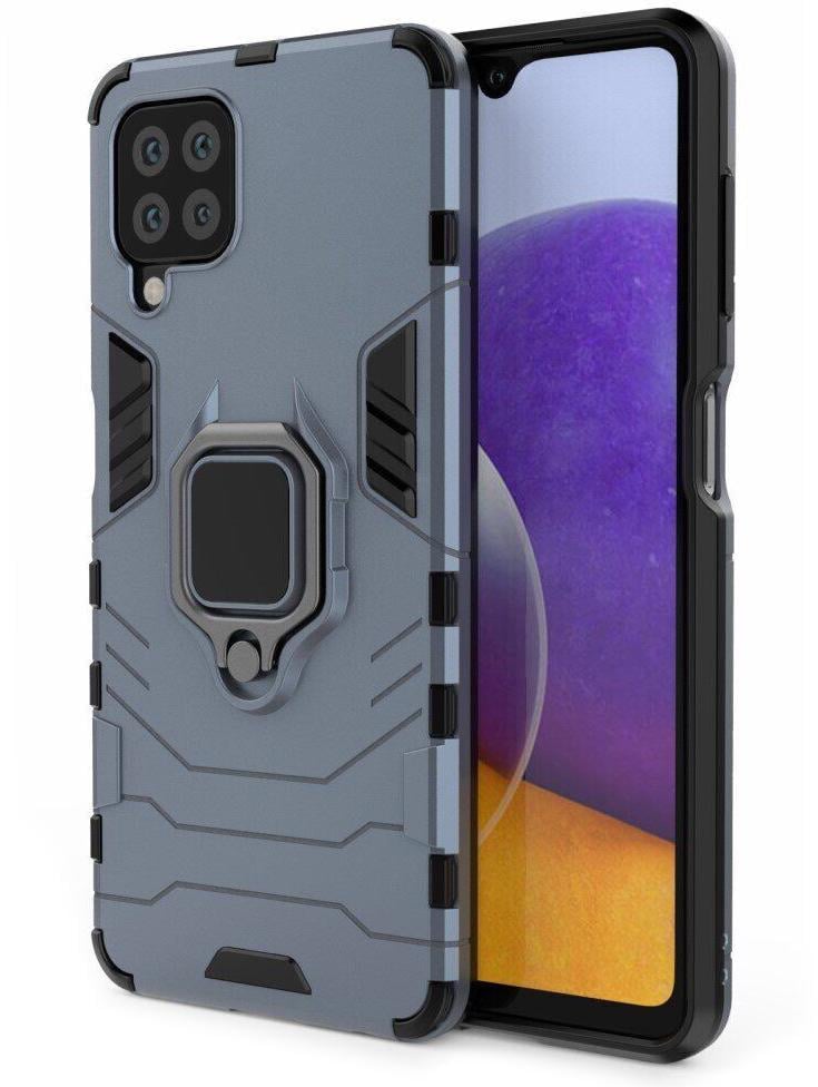 Противоударный чехол Transformers для Samsung Galaxy A22 4G A225 (подставка кольцо) Graphite (22741-40)