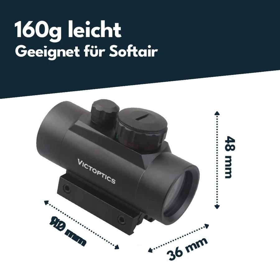 Приціл коліматорний Vector Optics 1x35 5МОА з червоним і зеленим підсвічуванням (5003077) - фото 6 Приціл коліматорний Vector Optics 1x35 5МОА з червоним і зеленим підсвічуванням (5003077) - фото 6