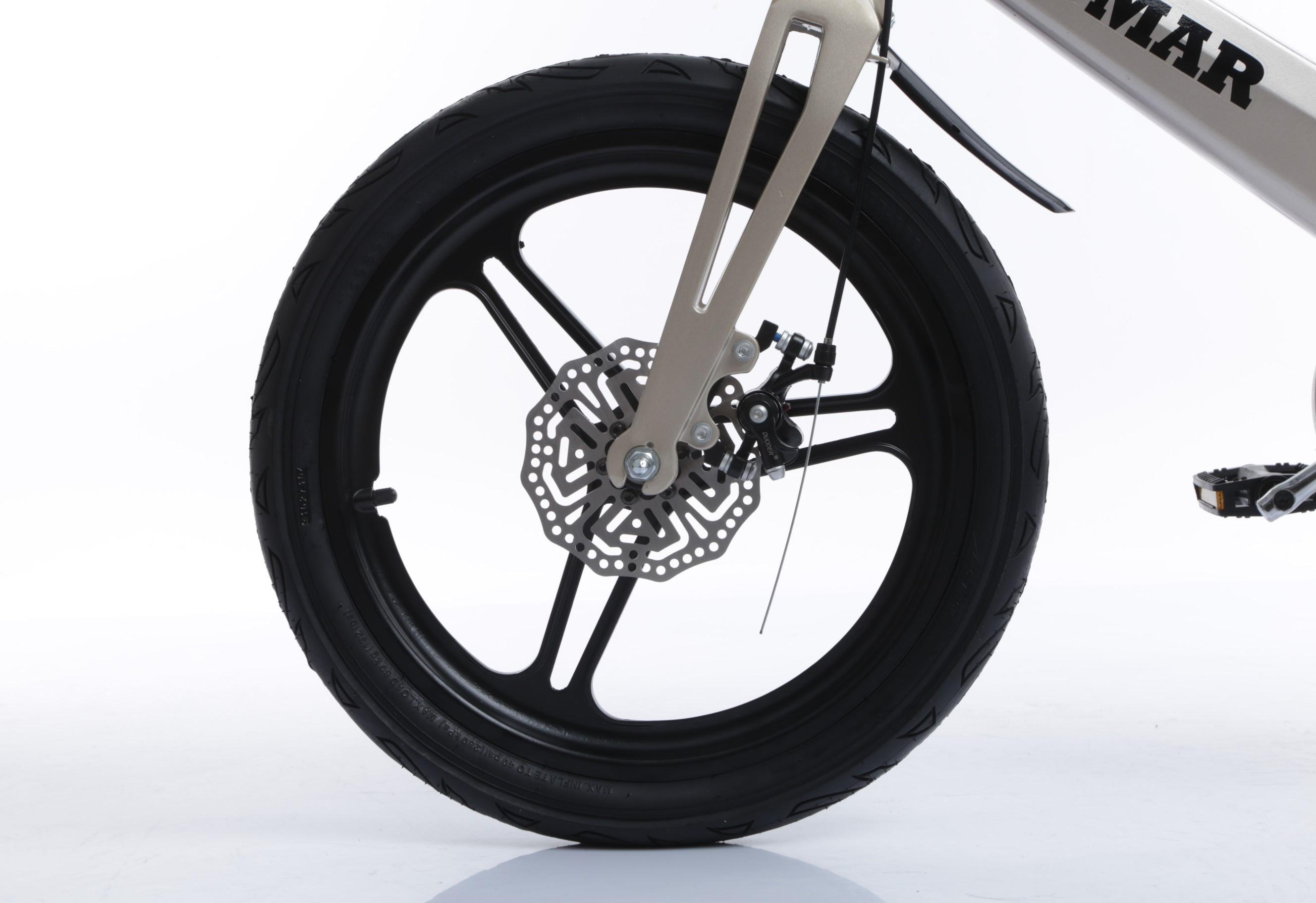 Магнієвий дитячий велосипед LUMAR 18" Срібний (1803) - фото 5 Магнієвий дитячий велосипед LUMAR 18" Срібний (1803) - фото 5