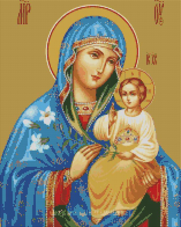 Алмазная мозаика на подрамнике Brushme Неувядающий цвет 40x50 см (DBS1086)