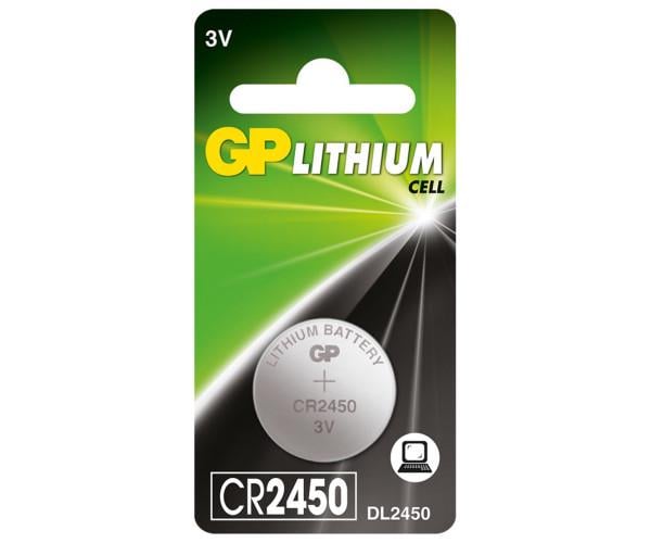 Батарейка GP CR2450 Lithium 3V Silver
