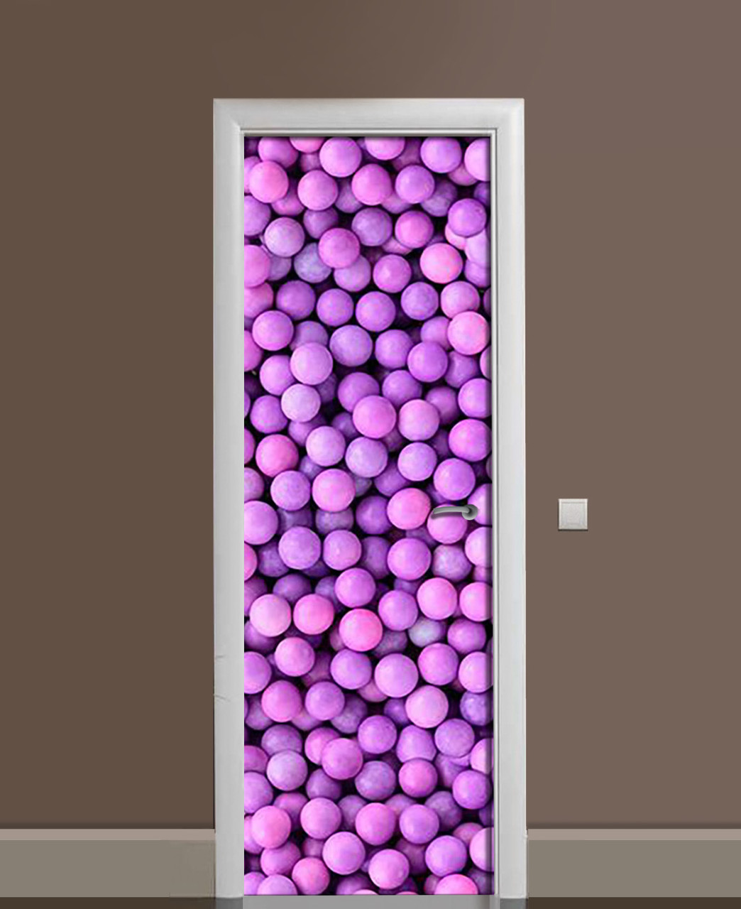 Наклейка 3D на двери Zatarga Пурпурная пудра виниловая 650х2000 мм (1323453249) Наклейка 3D на двери Zatarga Пурпурная пудра виниловая 650х2000 мм (1323453249)