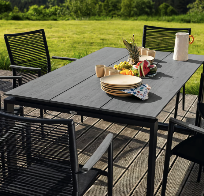 Стол садовый Di Volio Giovo 180х100 см Серый (4578) - фото 4 Стол садовый Di Volio Giovo 180х100 см Серый (4578) - фото 4