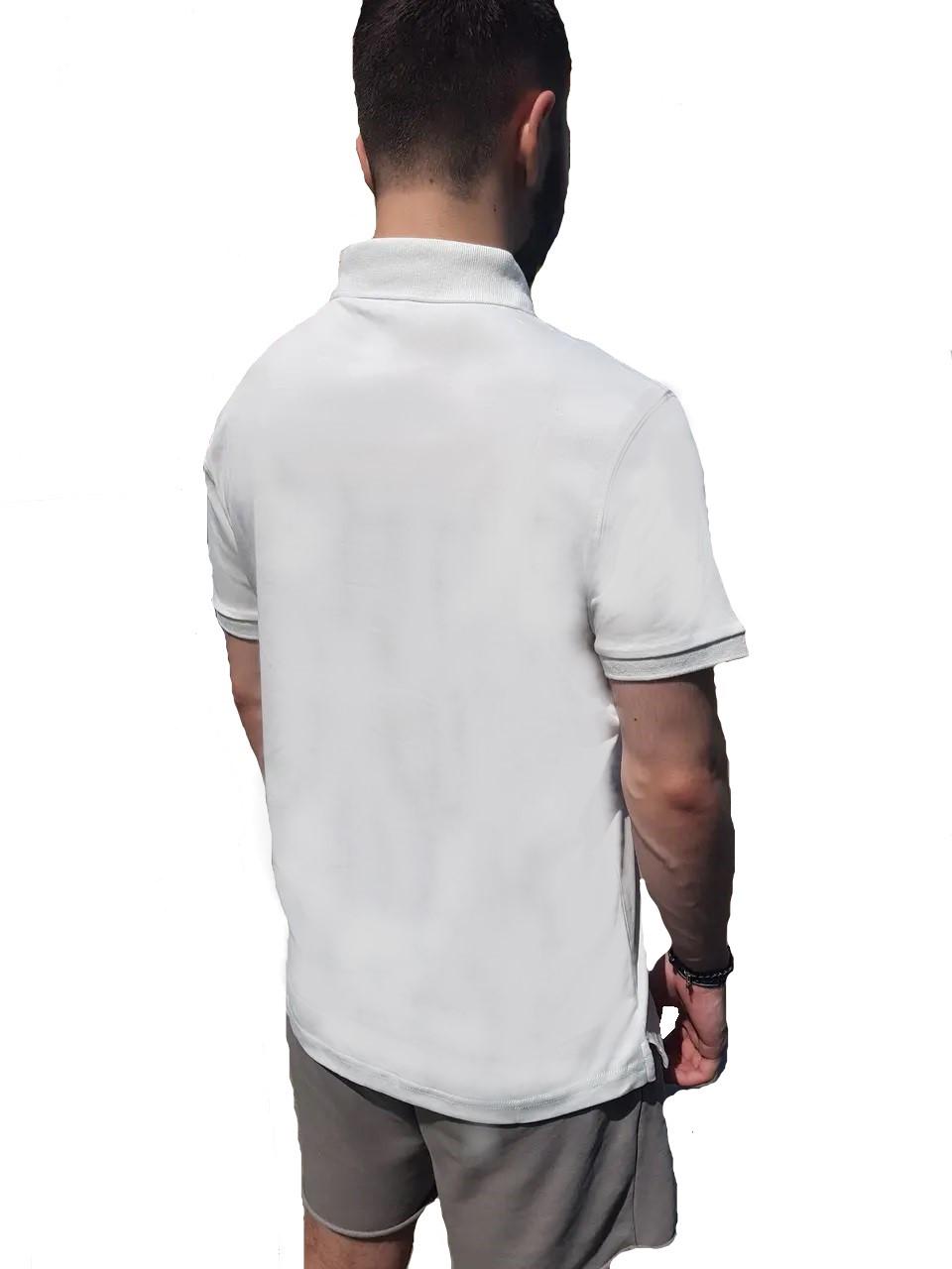 Поло чоловіче Hugo Boss COTTON-PIQUE REGULAR-FIT POLO SHIRT LOGO HB-15269WT M - фото 3