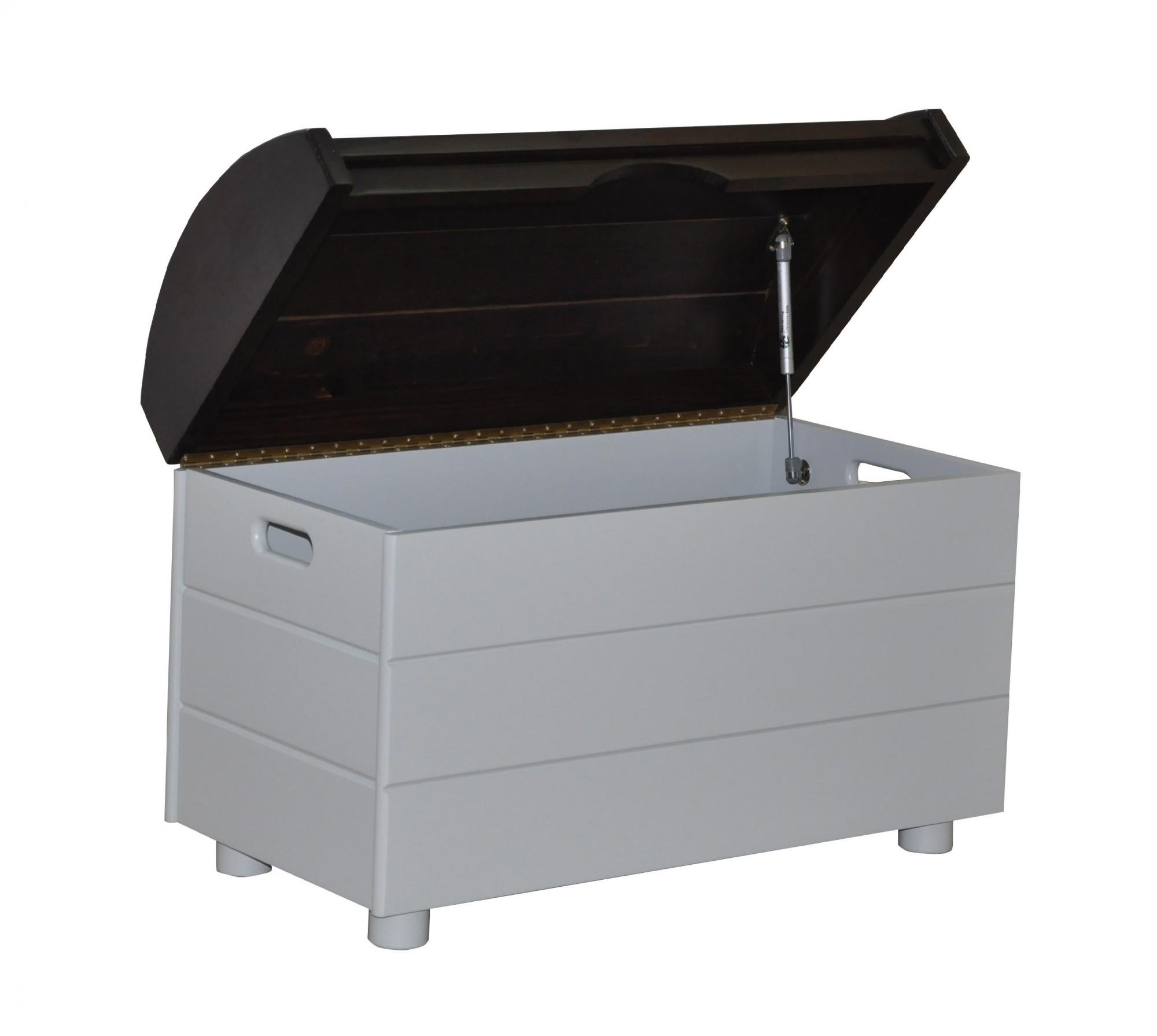 Скриня Скіф 1 дерев'яна Сірий/Горіх (25660615) - фото 2