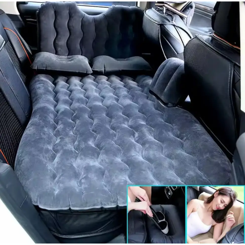 Матрац автомобільний на заднє сидіння з підголівником/подушками та насосом 130x80x40 см (2641806434) - фото 7 Матрац автомобільний на заднє сидіння з підголівником/подушками та насосом 130x80x40 см (2641806434) - фото 7