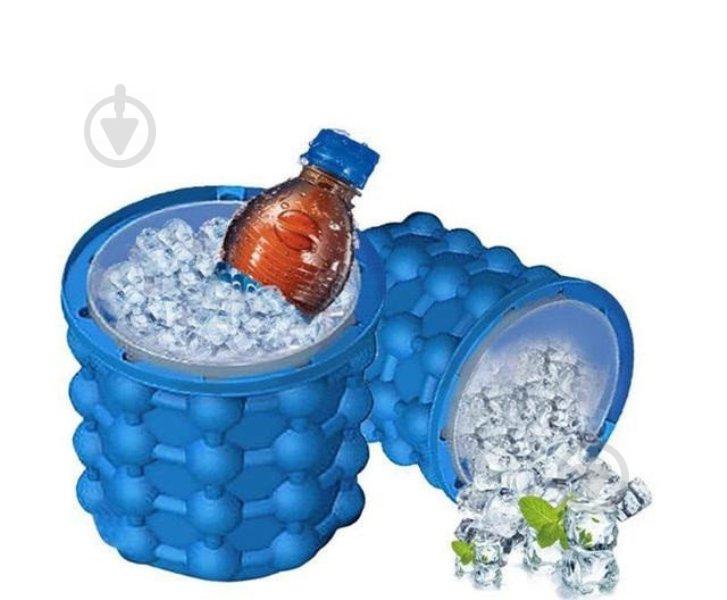 Форма для заморозки льда Ice Cube Maker Синий (200705) - фото 2