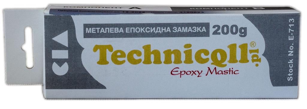 Клей холодная сварка для металла Technicqll пластилин 200 г (000034068) - фото 1