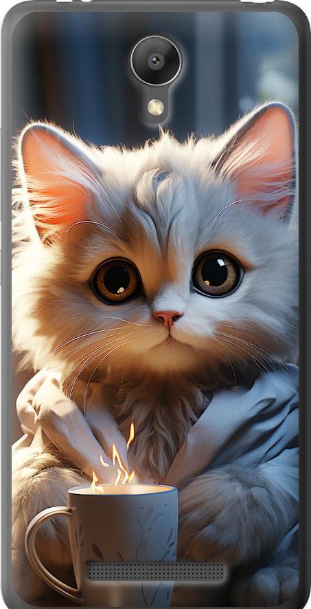 Чехол на Xiaomi Redmi Note 2 White cat (5646t-96-42517)