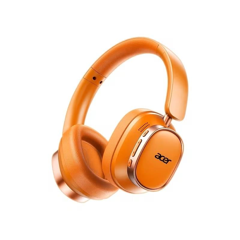 Наушники беспроводные накладные Acer OHR633 ANC активное шумопоглощение/глубокий бас Bluetooth 5.4 микрофон Оранжевый (2956404018)