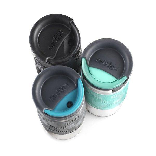 Термостакан Contigo Metra TRANSIT 470 мл Черный матовый (2095401) - фото 6 Термостакан Contigo Metra TRANSIT 470 мл Черный матовый (2095401) - фото 6