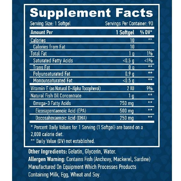 Омега 3 Haya Labs Ultra Omega 3 90 Softgels - фото 2