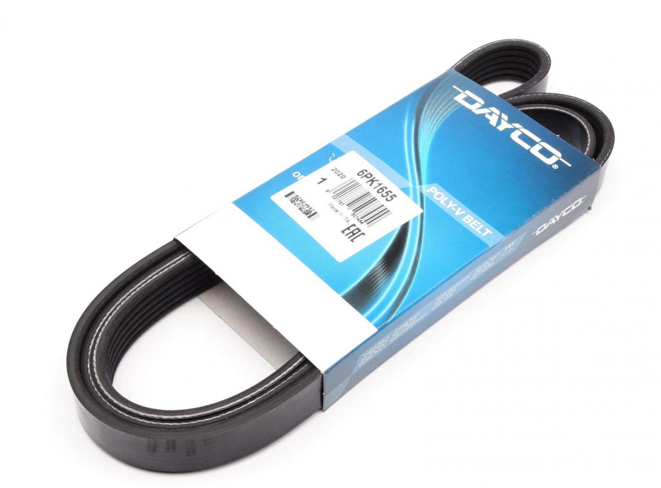Ремень генератора DAYCO для Ford Escort 1.4 90-99 (6PK1655)
