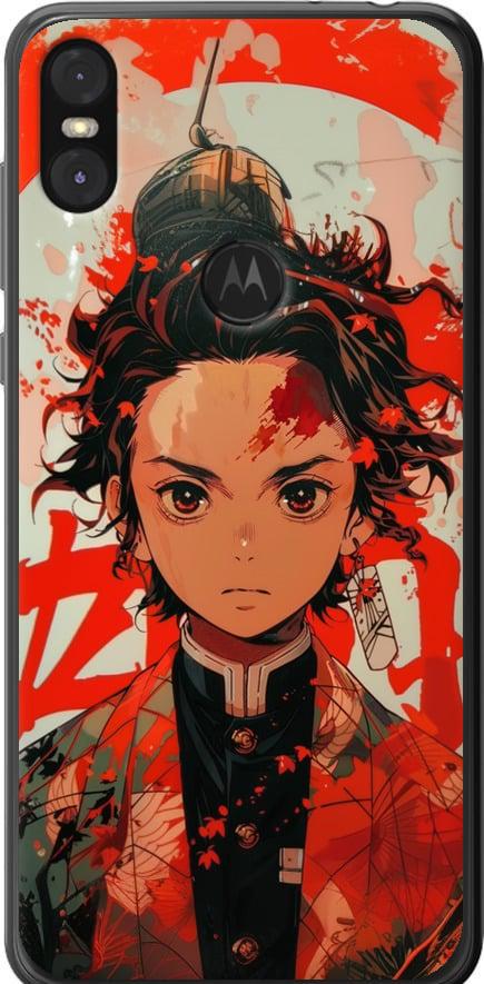 Чехол на Motorola One Тандзиро Камадо (6131u-1589-42517)
