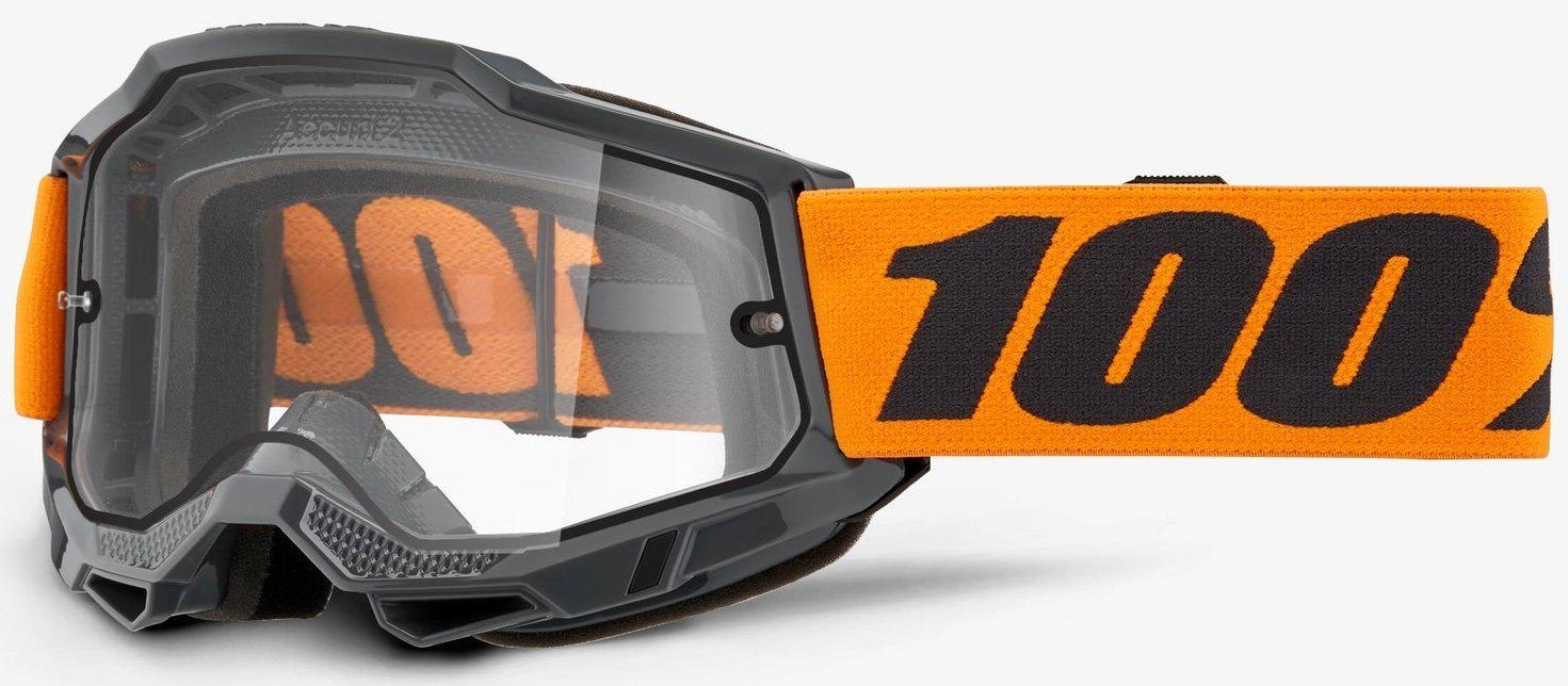 Мотоокуляри 100% ACCURI 2 Enduro Goggle Orange/Clear Dual Lens (34616)
