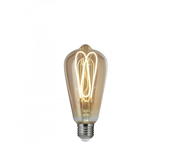 Лампа LED Эдисона ST64 Spiral 4W 2700K (DSYRST64SM-4W)