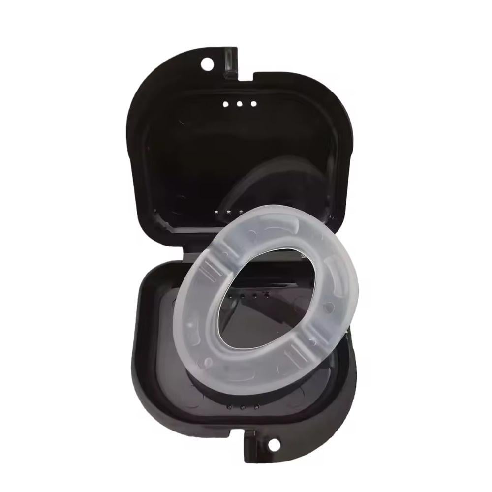 Антихрап капа с кейсом Прозрачный с черным (3000004218)