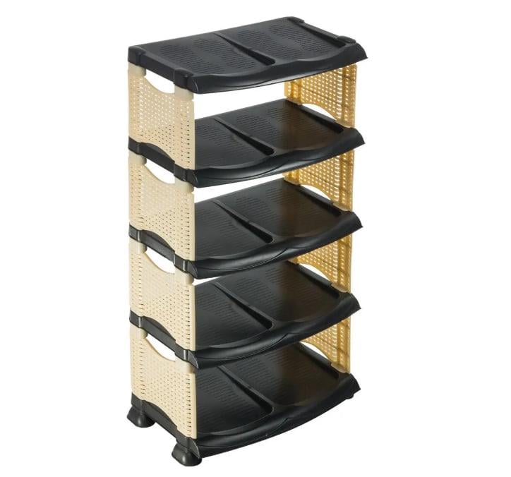 Полиця для взуття 5-ярусна Normal Коричнево-бежевий (29885980) Полиця для взуття 5-ярусна Normal Коричнево-бежевий (29885980)