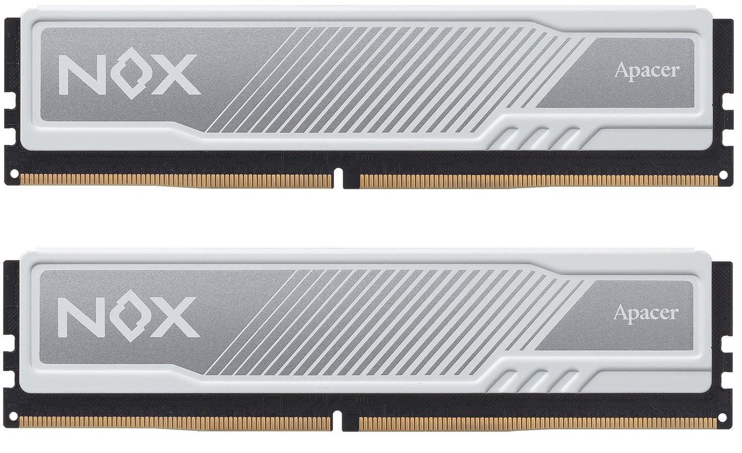 Оперативна пам'ять Apacer NOX DDR4 2x16GB/3200 White (AH4U32G32C28YMWAA-2)