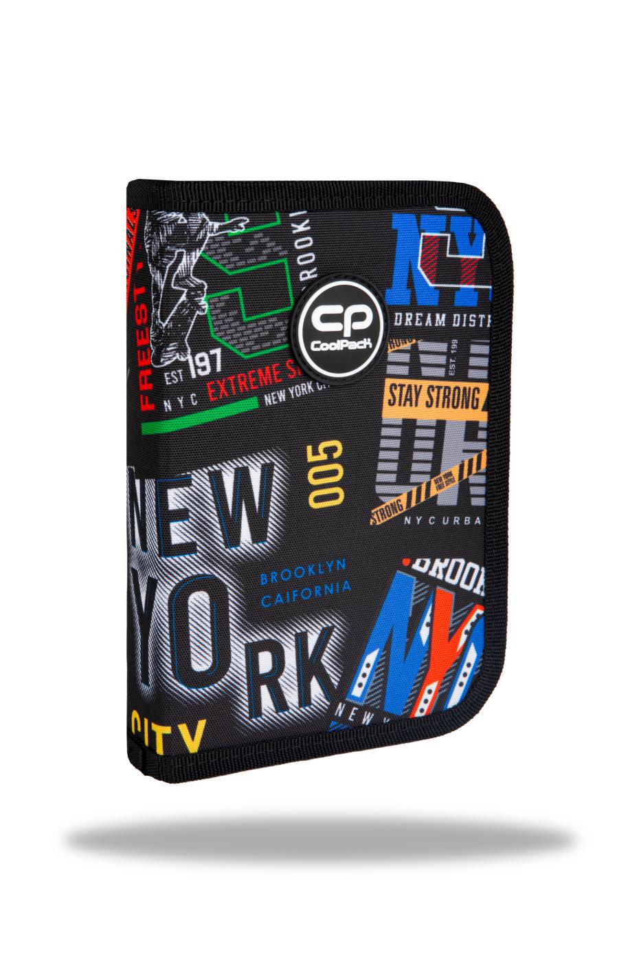 Пенал на молнии  COOLPACK Clipper BIG CITY с органайзером для ручек (F076673)